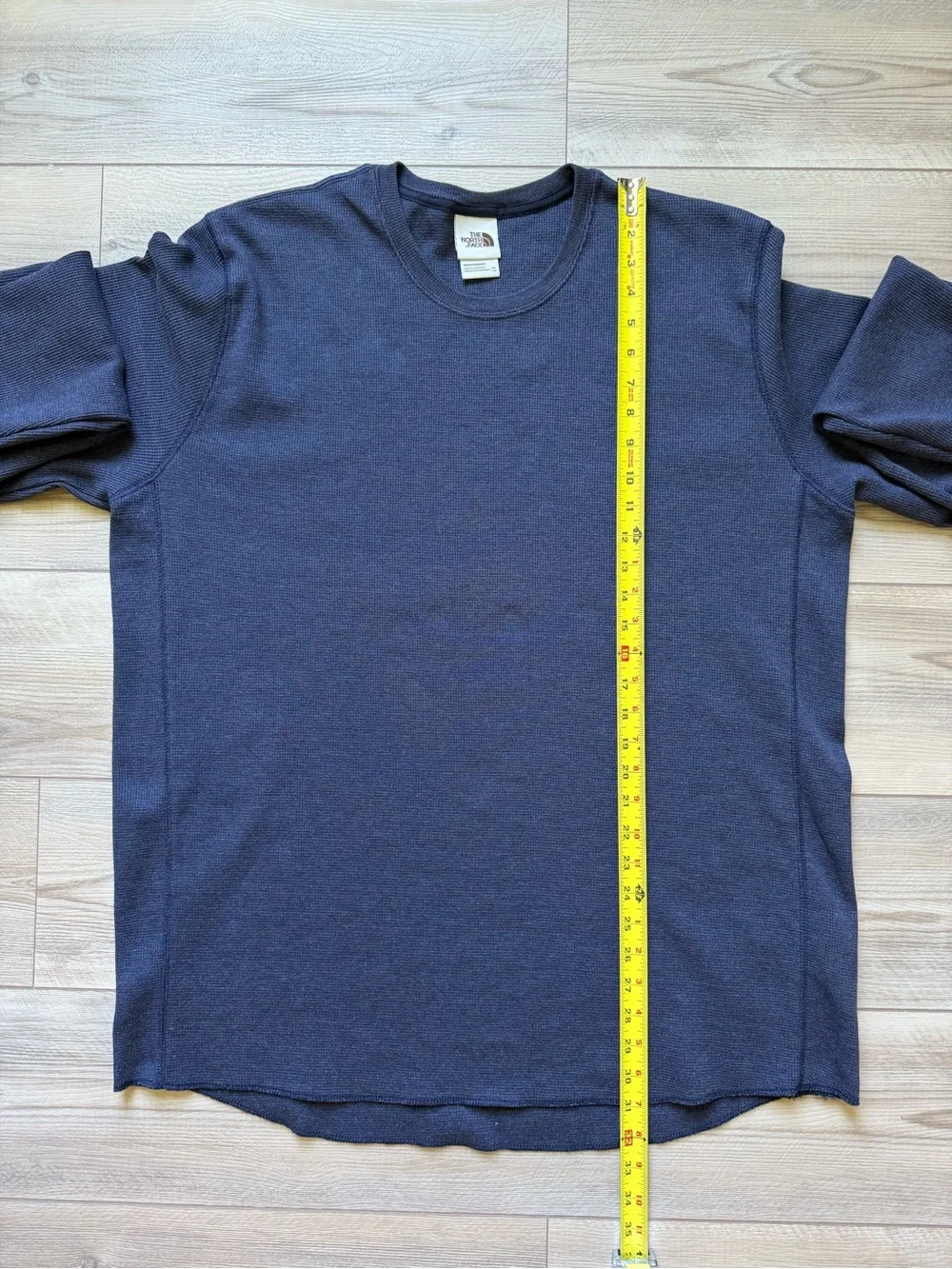 The North Face Men’s All Season Waffle Knit Thermal Shirt Navy Size XXL
